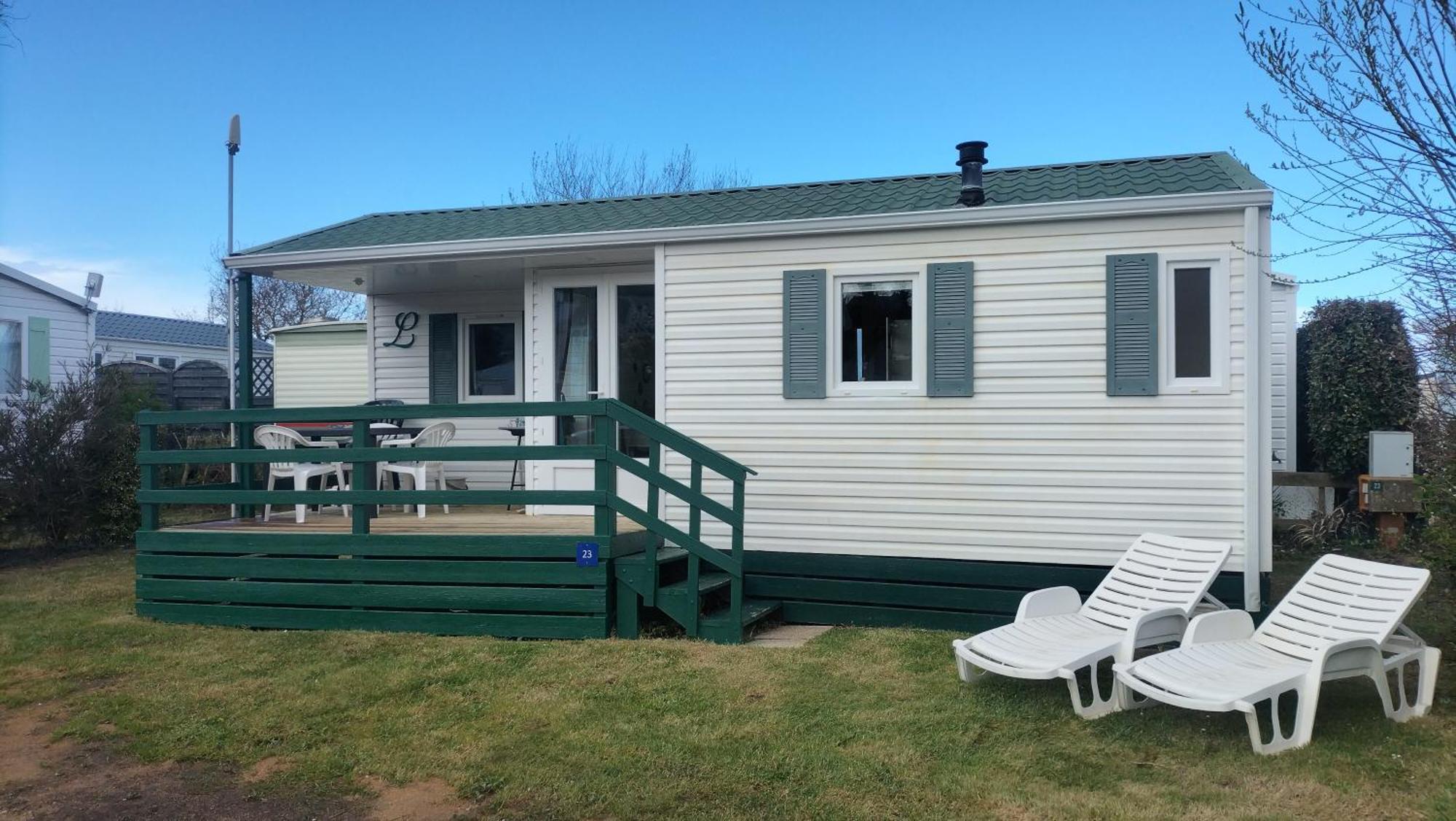 Mobile Home A Louannec Eksteriør bilde
